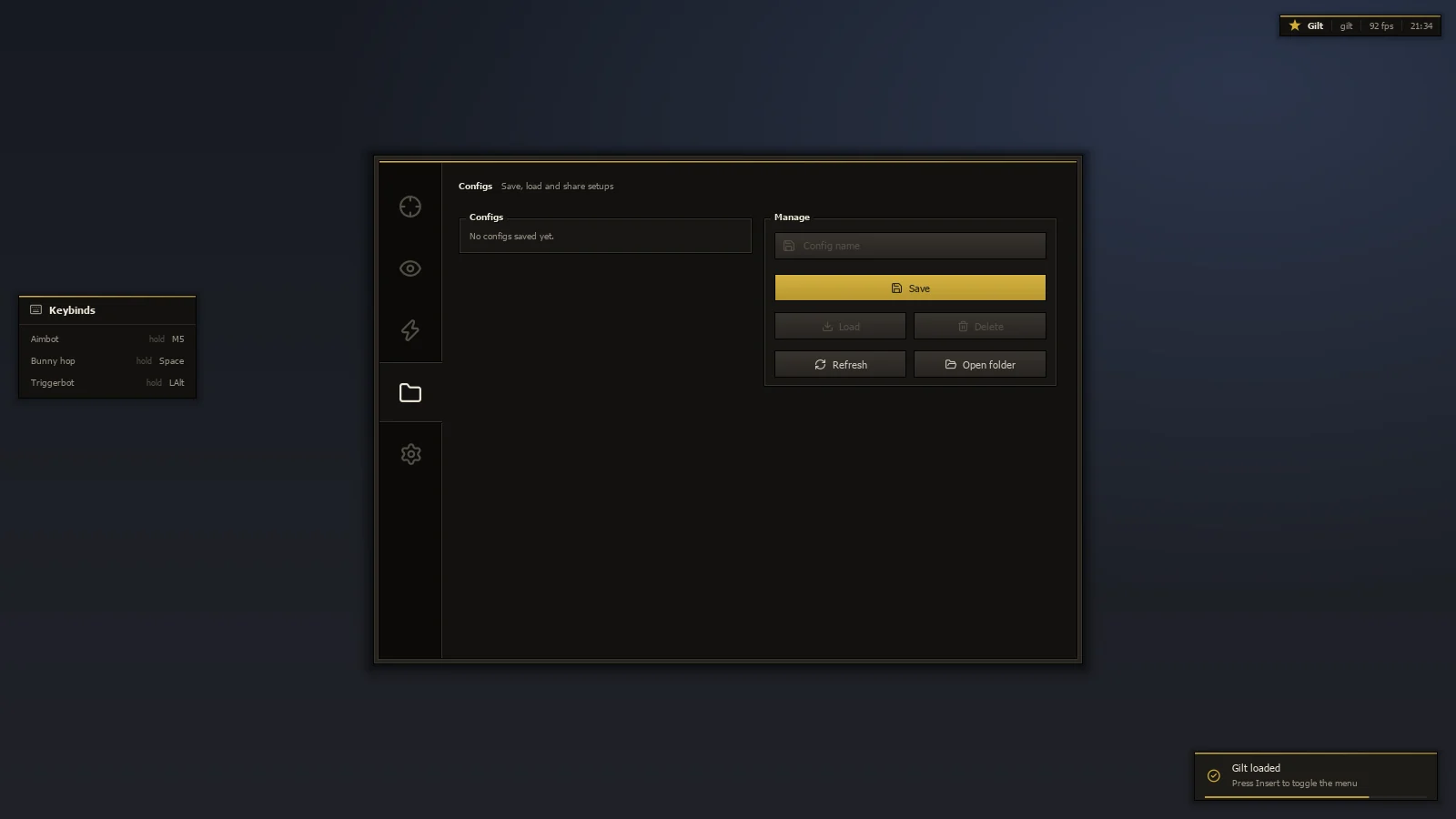 Gilt configs