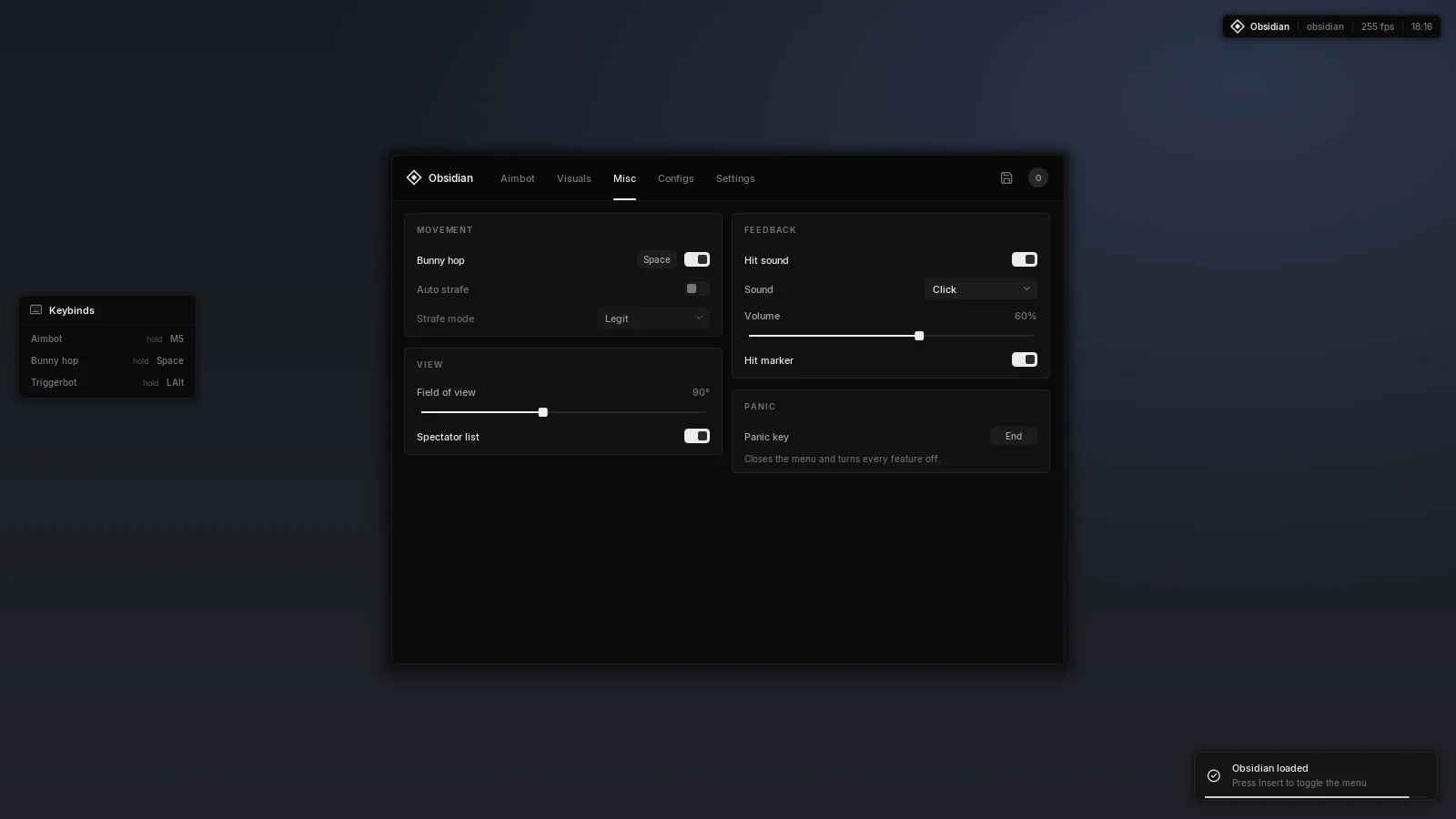 Obsidian misc